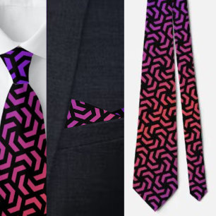 Niedliches geometrisches Muster Necktie Krawatte