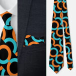 Niedliches geometrisches Muster Necktie Krawatte<br><div class="desc">Farbige Niedlich geometrische Muster-Krawatte.</div>