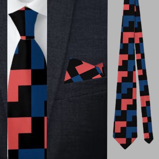 Niedliches geometrisches Muster Necktie Krawatte