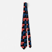 Niedliches geometrisches Muster Necktie Krawatte (Vorderseite)
