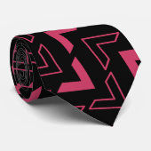 Niedliches geometrisches Muster Necktie Krawatte (Gerollt)