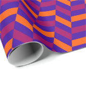 Niedliches geometrisches Schimmern des ersten Vale Geschenkpapier (Rolleneckpunkt)