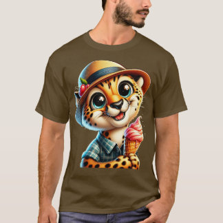 Niedliches Gepard-Leopardeneis Sommervillen 1 T-Shirt