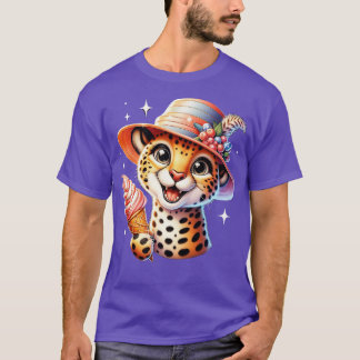 Niedliches Gepard-Leopardeneis T-Shirt