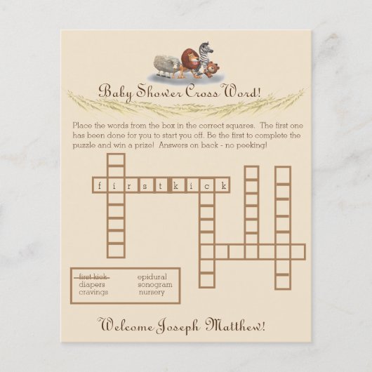 Niedliches gepolstertes Menschengefühlsspiel Flyer (Vorne)