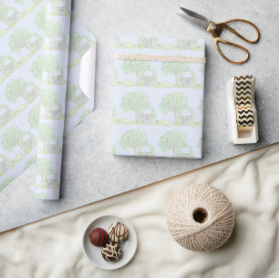 Niedliches Geschenk des Kaninchenbades Geschenkpapier