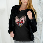 Niedliches Geschenk des modernen Roten Herzens T-Shirt