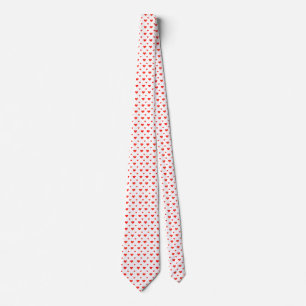 Niedliches Geschenk des Roten Herzens Valentinstag Krawatte