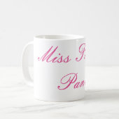 Niedliches Geschenk Fräulein-Fancy Pants Mug Kaffeetasse (Vorderseite Links)