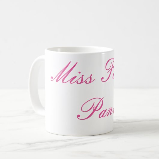 Niedliches Geschenk Fräulein-Fancy Pants Mug Kaffeetasse (Vorderseite Links)