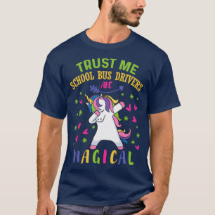 Niedliches Geschenk für Busfahrer der Unicorn-Schu T-Shirt