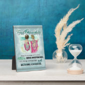 Niedliches Geschenk für den besten Freund, Abendge Fotoplatte (Seite)