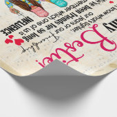 Niedliches Geschenk für den besten Freund, Abendge Geschenkpapier (Ecke)