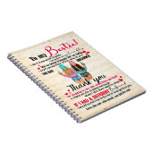 Niedliches Geschenk für den besten Freund, Abendge Notizblock (Rechte Seite)