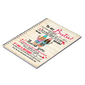 Niedliches Geschenk für den besten Freund, Abendge Notizblock (Linke Seite)