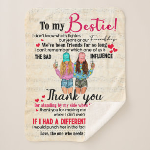 Niedliches Geschenk für den besten Freund, Abendge Sherpadecke