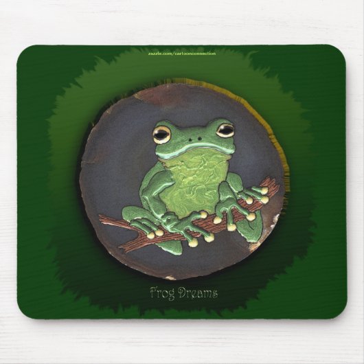 Niedliches Geschenk für den Froschfrosch Mousepad (Vorne)