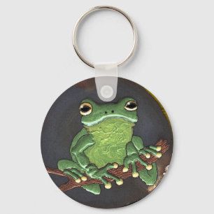 Niedliches Geschenk für den Froschfrosch Schlüsselanhänger