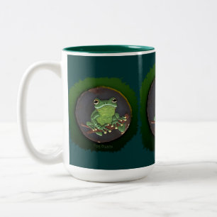 Niedliches Geschenk für den Froschfrosch Zweifarbige Tasse