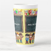 Niedliches Geschenk für die Aquarellschule Milchtasse (Vorderseite)