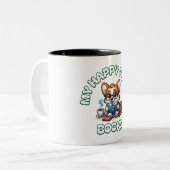 Niedliches Geschenk für diejenigen, die Bücher und Zweifarbige Tasse (Vorderseite Links)