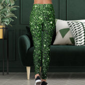 Niedliches Geschenk für Glitzern des Grünen Glitze Leggings