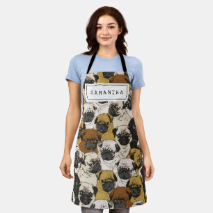 Niedliches Geschenk für Hunde Lover Hunde Mama/Va Schürze