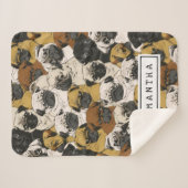 Niedliches Geschenk für Hunde Lover Hunde Mama/Vat Sherpadecke (Vorderseite (Horizontal))