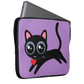 Niedliches Geschenk für Mädchen aus der Katze Laptopschutzhülle (Vorne Rechts)