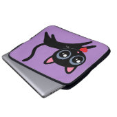 Niedliches Geschenk für Mädchen aus der Katze Laptopschutzhülle (Vorne Knopf)