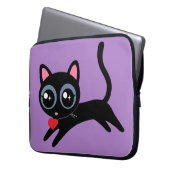 Niedliches Geschenk für Mädchen aus der Katze Laptopschutzhülle (Vorderseite Links)
