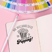 Niedliches Geschenk für Personalisierte Lehrer Gummistempel