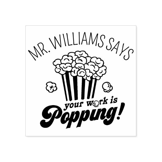 Niedliches Geschenk für Personalisierte Lehrer Gummistempel (Prägung)