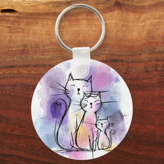 Niedliches Geschenk für Schlüsselanhänger aus Alum (Vorderseite)