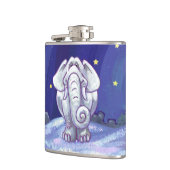Niedliches Geschenk für weiße Elefanten Flachmann (Links)