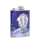 Niedliches Geschenk für weiße Elefanten Flachmann (Rechts)