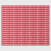 Niedliches Geschenk in rauen Rot-Weiß-Mustern Geschenkpapier (Flach)