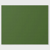 Niedliches Geschenk mit schick-grün-weißen Polka-P Geschenkpapier (Flach)