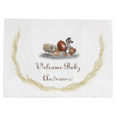 Niedliches Geschenkbeutel Große Geschenktüte (Rückseite)