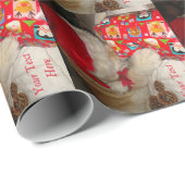 Niedliches Geschenkpapier (Rolleneckpunkt)