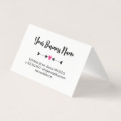 Niedliches Geschenkzertifikat "Black Arrows Hot Pi (Rückseite)