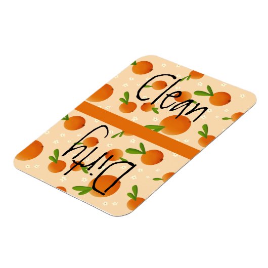 Niedliches Geschirrspüler Sauberes, schmutziges Ma Magnet (Linke Seite)