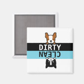 Niedliches Geschirrspülmagazin Magnet (Vorderseite/Rückseite)