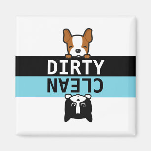 Niedliches Geschirrspülmagazin Magnet