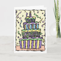 Niedliches Geschlecht neutrale Unisex Happy Birthd