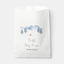 Niedliches Geschlecht neutrale Winterpolarbärendus Geschenktütchen