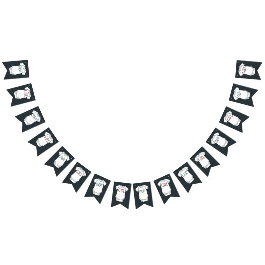 Niedliches Geschlecht zeigt Party-Jagdfahnen Wimpelkette (Alle)