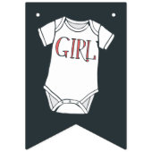 Niedliches Geschlecht zeigt Party-Jagdfahnen Wimpelkette (Zweite Fahne)