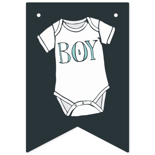 Niedliches Geschlecht zeigt Party-Jagdfahnen Wimpelkette (Dritte Fahne)