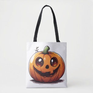 Niedliches, geschnitztes Halloween-Kürbis-Cartoon- Tasche